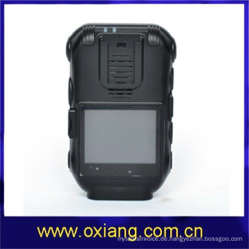 GPS / GPRS 1080P Polizeikamera am Körper getragen